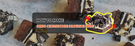 How to make Oreo Cheesecake Brownie Bars