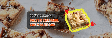 How to make Salted Caramel Crumble Bars