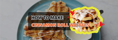 How to make Cinnamon Roll Waffles