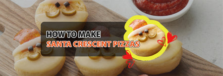 How to make Santa Crescent Pizzas