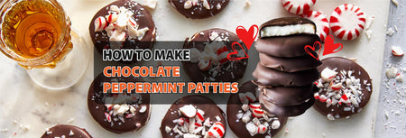 HOW TO MAKE NO-BAKE CHOCOLATE PEPPERMINT PATTIES
