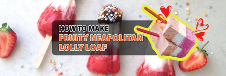 How to make Fruity Neapolitan lolly loaf