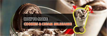 COOKIES & CREAM (OREO) MILKSHAKE RECIPE