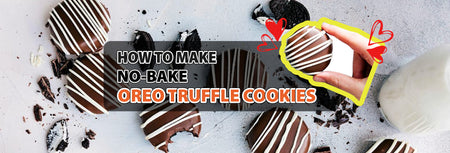 How to make NO BAKE OREO TRUFFLE COOKIES