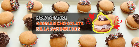 How to make German Chocolate NILLA Sandwiches