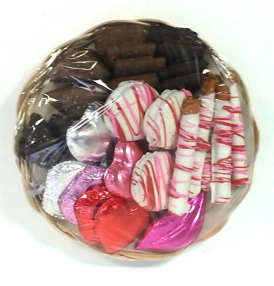 Valentine's Day Small 8" Treat Tray Sampler Platter - Need one week to fulfill - Chocolate.org