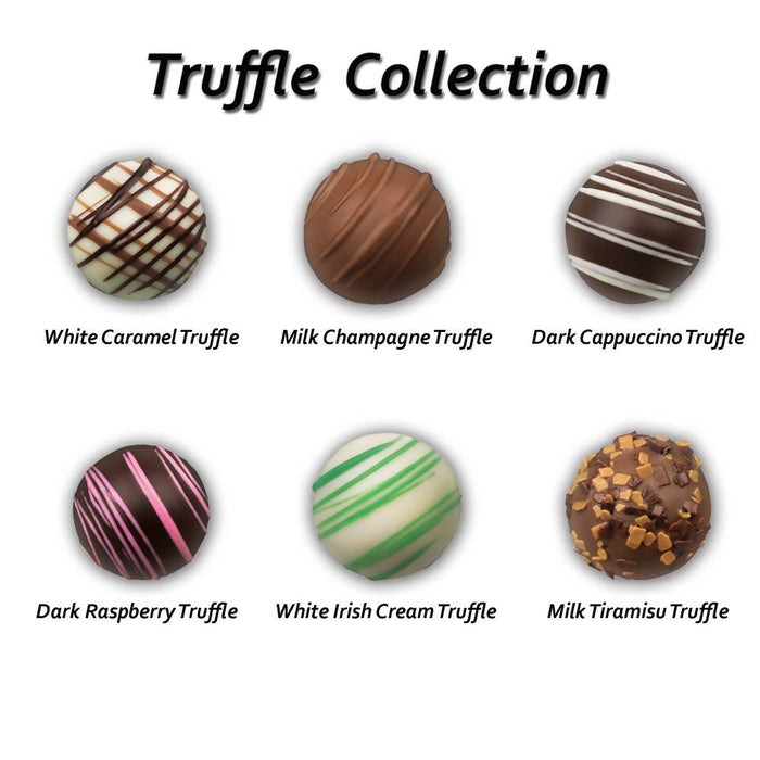 Holiday Decorated Truffle Box - Chocolate.org