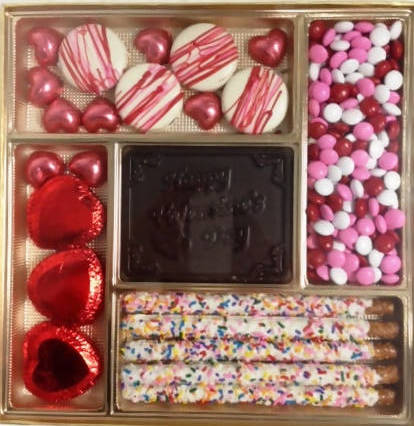 Valentine's Day Extra Large Centerpiece Gift Box - Need one week to fulfill - Chocolate.org