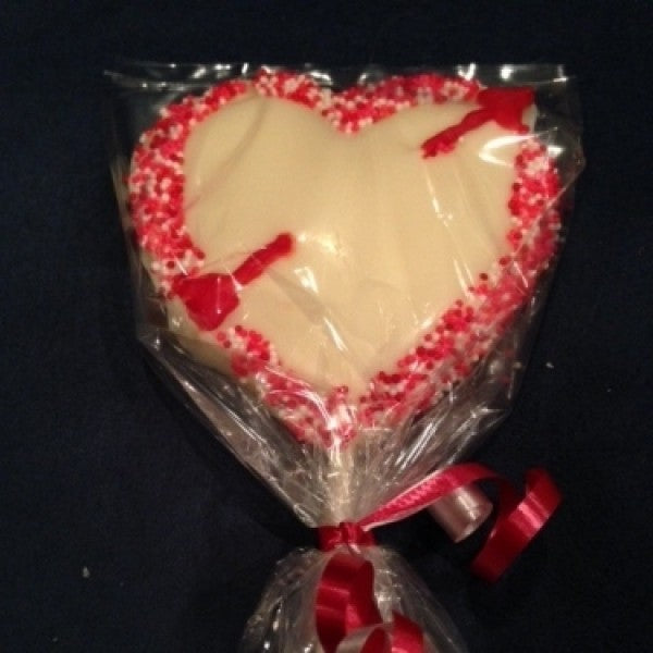 Valentine's Heart White 6 Pieces - Chocolate.org