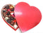 29pc Large Heart Gift Box Plain Cover - Need one week to fulfill - Chocolate.org