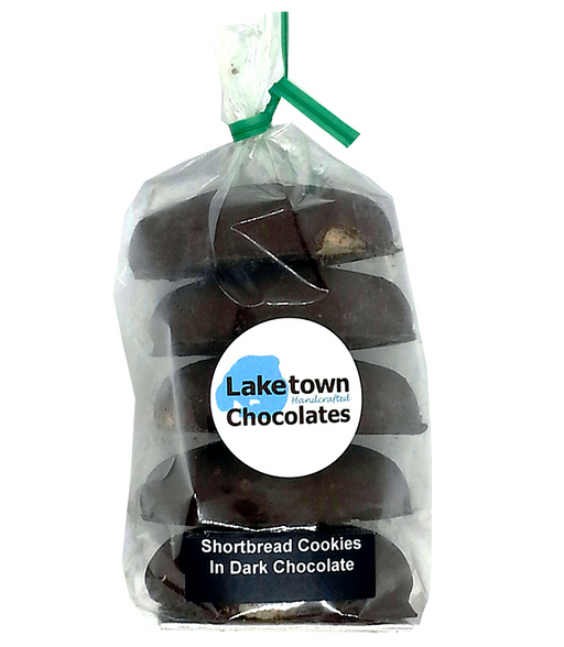 Shortbread Cookies Dark Chocolate Dipped 5pc Bag - Need one week to fulfill - Chocolate.org